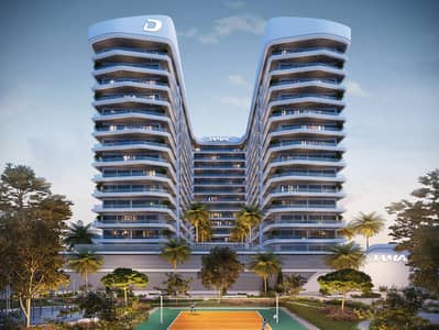 2 habitaciones Apartamento para en Venta en DAMAC Hills 2 (Akoya by DAMAC), Dubai - Tall building with trees. jpg