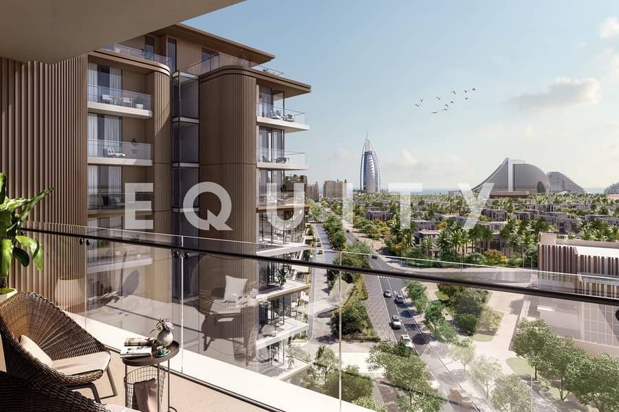 Burj Al Arab View | 2 BR + Maids | Corner Unit Burj Al Arab View | 2 BR + Maids | Corner Unit