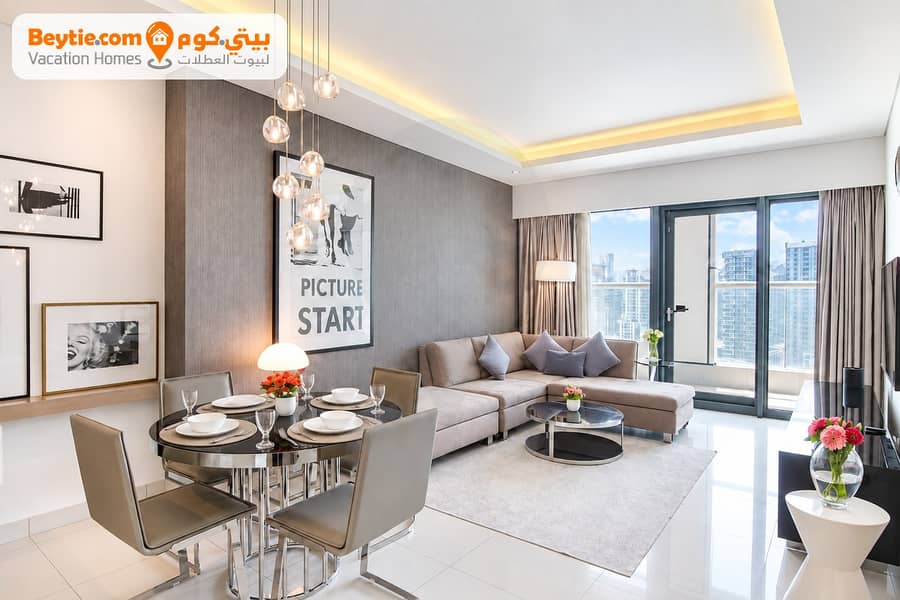 An Elegant Fully Furnished 1BR in Damac Towers by Paramount, Business Bay An Elegant Fully Furnished 1BR in Damac Towers by Paramount, Business Bay