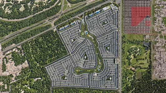 Umm Fanain， 夏尔迦 3 卧室别墅待售 - CAM-05_Masterplan Top View_03_10K. jpg