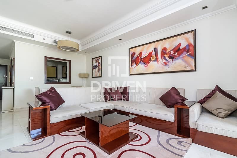 Furnished 1 bedroom Apt with Garden View