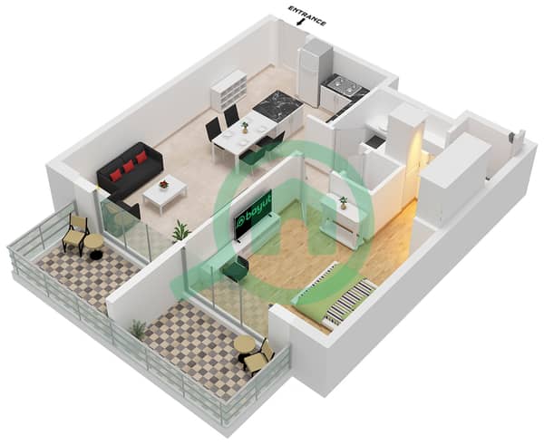 Type C Floor 2-14,16-22
Type D Floor 2-22 Type C Floor 2-14,16-22
Type D Floor 2-22