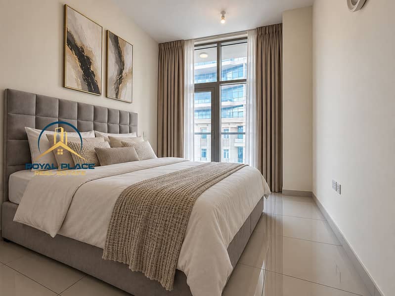 7 Cozy Neutral Bedroom with City View. png