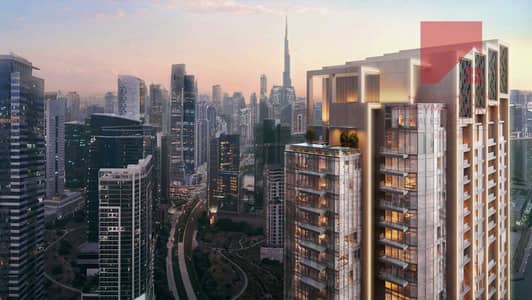 2 Cпальни Апартаменты Продажа в Бизнес Бей, Дубай - One River Point_Facade roof. jpg