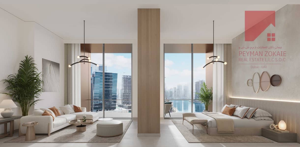 2 One River Point - Penthouse bedroom. jpg