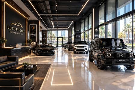 Shop para en Alquiler en Business Bay, Dubai - Car show room. jpg Shop para en Alquiler en Business Bay, Dubai - Car show room. jpg