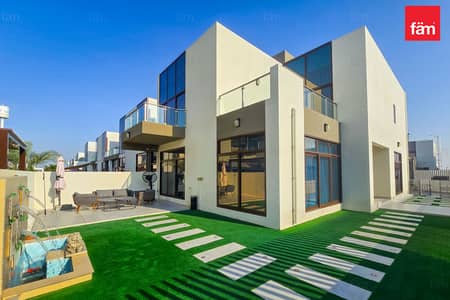 4 Bedroom Villa for Rent in Mohammed Bin Rashid City (MBR City), Dubai - Fully Furnished | Corner End Plot | Water Feature 4 Bedroom Villa for Rent in Mohammed Bin Rashid City (MBR City), Dubai - Fully Furnished | Corner End Plot | Water Feature