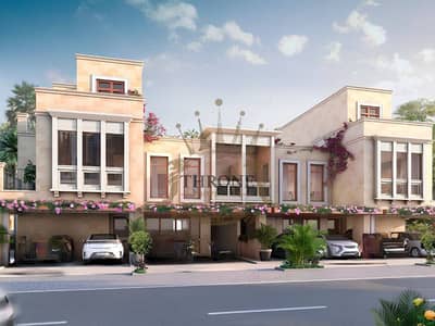 5 Bedroom Townhouse for Sale in DAMAC Lagoons, Dubai - End Corner | Single Row | Malta | Damac Lagoons