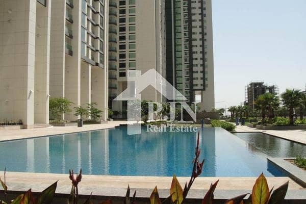 Beautiful 1BR apartment with partial Sea view in Maha tower for sale