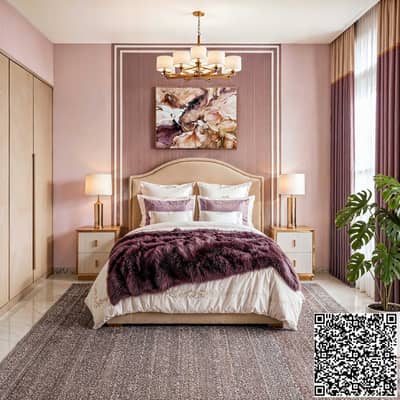 3 Camere Townhouse in vendita a Umm Fanain, Sharjah - Luxury Bedroom 02_8K. jpeg 3 Camere Townhouse in vendita a Umm Fanain, Sharjah - Luxury Bedroom 02_8K. jpeg