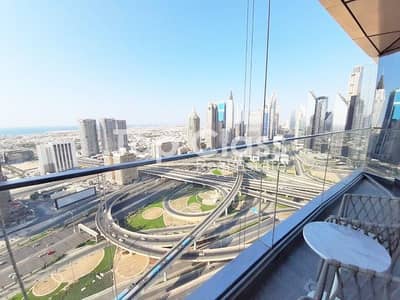2 Bedroom Flat for Rent in Downtown Dubai, Dubai - Sea & SZR View | Furnished 2BR | Available Oct 25 2 Bedroom Flat for Rent in Downtown Dubai, Dubai - Sea & SZR View | Furnished 2BR | Available Oct 25