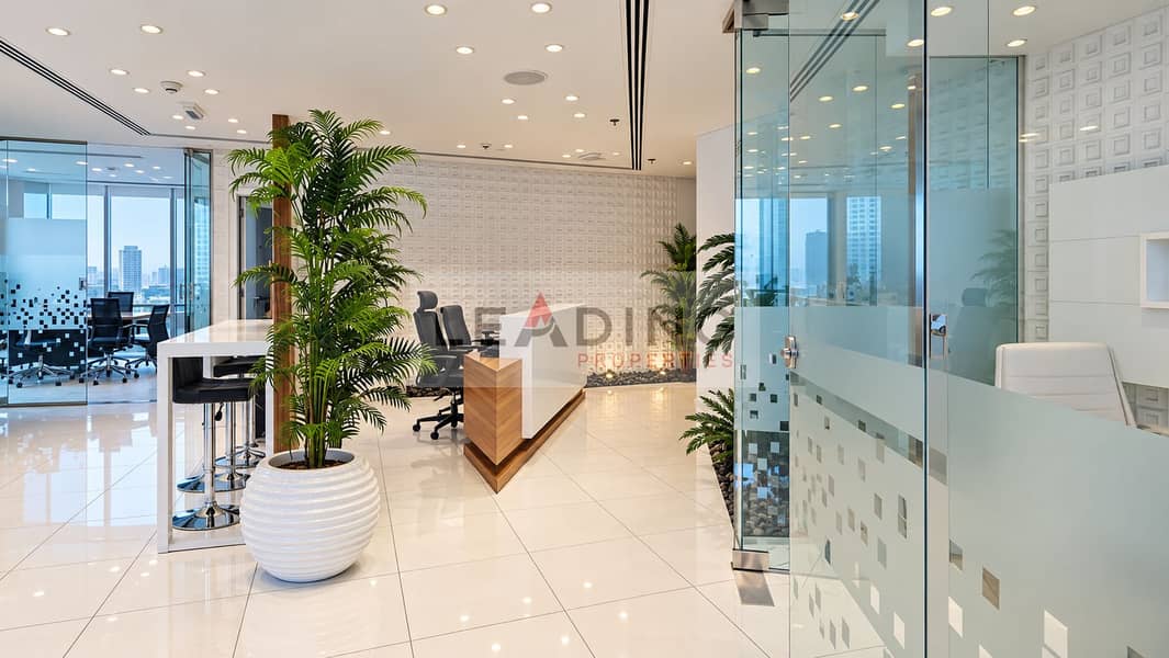 3 Bright modern office reception corridor. png