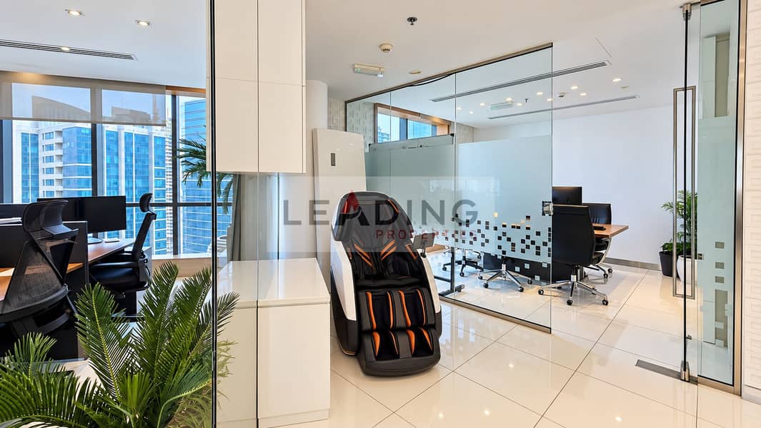 8 Polished modern office showroom. png