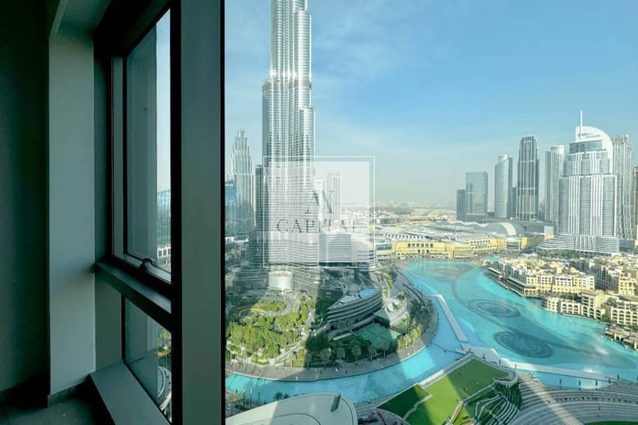 High Floor | Burj And Fountain View | Unfurnished High Floor | Burj And Fountain View | Unfurnished