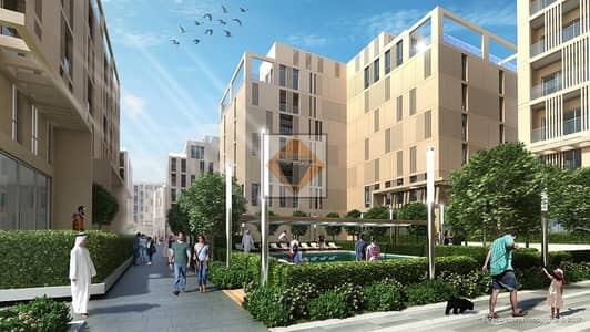 Studio te Huur in Muwaileh Commercial, Sharjah - 05-Neighborhood-Cluster-A-Pedestrian-View. jpg