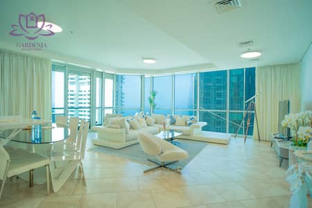 朱美拉海滩住宅（JBR）， 迪拜 3 卧室单位待租 - Living. jpg