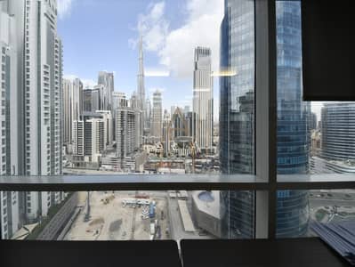 Office for Rent in Business Bay, Dubai - FITTED | VACANT | BURJ KHALIFA VIEW