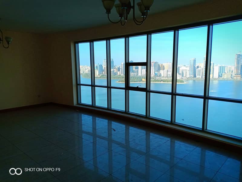 CHILLER A/C,PARKING,GYM,POOL FREE,,,ALL MASTER LUXURY 3BHK IN 68K WITH MAID,BALCONY AT BUHAIRA