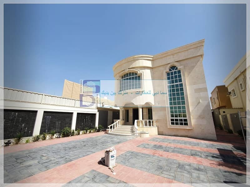 For rent the first villa wonderful inhabitants finishes Al Mwaihat 2 consisting of two floors 5 master bedrooms and a hall and two lounges only b 85000