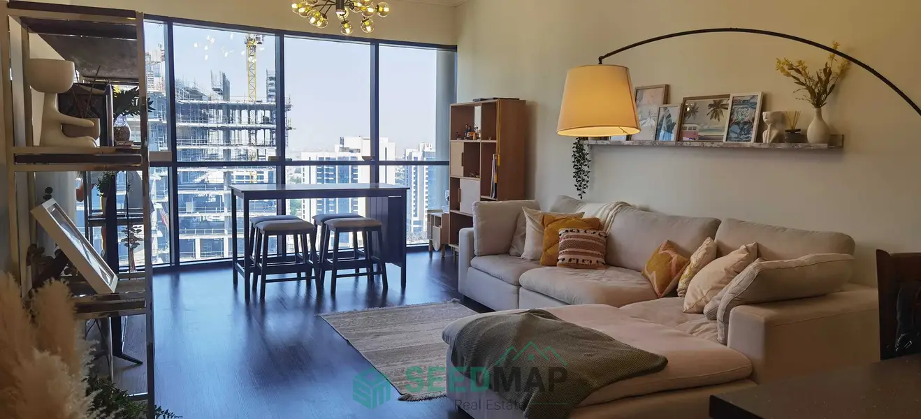 Furnished 1BR, Golf View, Lake Shore Tower, JLT Cluster Y