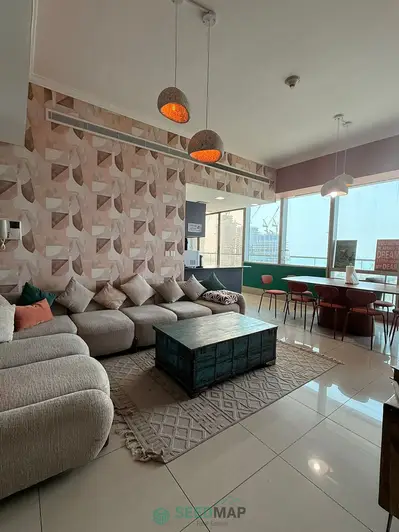 High-Floor 4BR, Marina & City Views, Ocean Heights, Dubai Marina