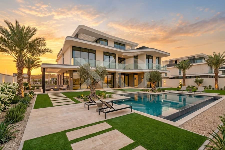 2 Virtually Staged — Luxury Backyard, Swimming Pool & Resort Garden