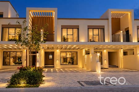 4 Slaapkamers Townhouse te Huur in DAMAC Lagoons, Dubai - Front_J595_Costa_Brava_1__Damac_Lagoons. jpg
