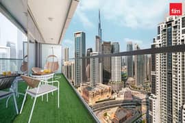 Spacious | Furnished | Burj Khalifa View | Rented