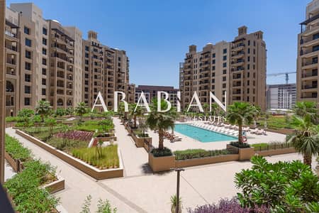 1 Bedroom Apartment for Rent in Madinat Jumeirah Living, Dubai - Elegant Furnished I 1BR I Pool View