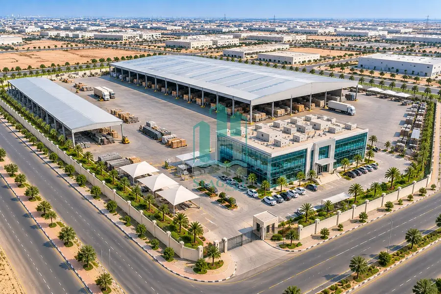 239000 sq ft. land with warehouse and office