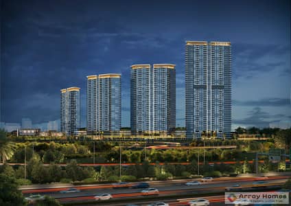 1 Camera Appartamento in vendita a Motor City, Dubai - Sobha Solis - Night shot. jpg