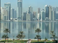 HOT OFFER FULLY SAPICIOUS 1BHK CORNISH VIEW NEAT AND CLEAN BUILDING ONLY FOR FAMILY JUST 26K IN AL MAJAZ 1