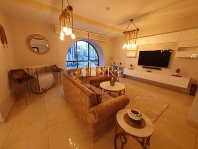 3 Bedroom Flat for Rent in Jumeirah Beach Residence (JBR), Dubai - Furnished 3BR + Maid | Rimal 5 | Sea&Marina View