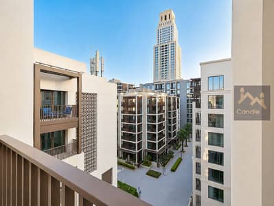 迪拜溪港， 迪拜 2 卧室单位待租 - balcony view. jpg