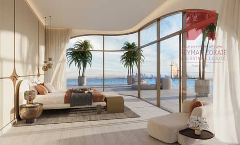 4 Camere Appartamento in vendita a Palm Jumeirah, Dubai - Ocean House by Ellington - penthouse bedroom. jpg 4 Camere Appartamento in vendita a Palm Jumeirah, Dubai - Ocean House by Ellington - penthouse bedroom. jpg