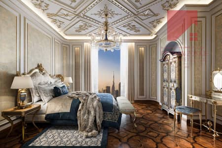 3 Schlafzimmer Penthouse zum Verkauf in Sheikh Zayed Road, Dubai - Burj Azizi - 75 Percent Concept_GR - Russia Bedroom. jpg 3 Schlafzimmer Penthouse zum Verkauf in Sheikh Zayed Road, Dubai - Burj Azizi - 75 Percent Concept_GR - Russia Bedroom. jpg