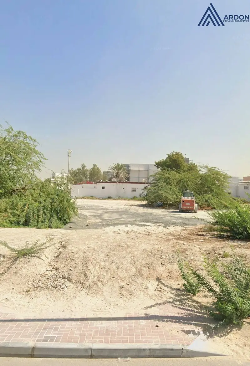 Corner Elevated Plot | Burj Khalifa View | G+1 Villa On Park | Ghadeer Al Tair