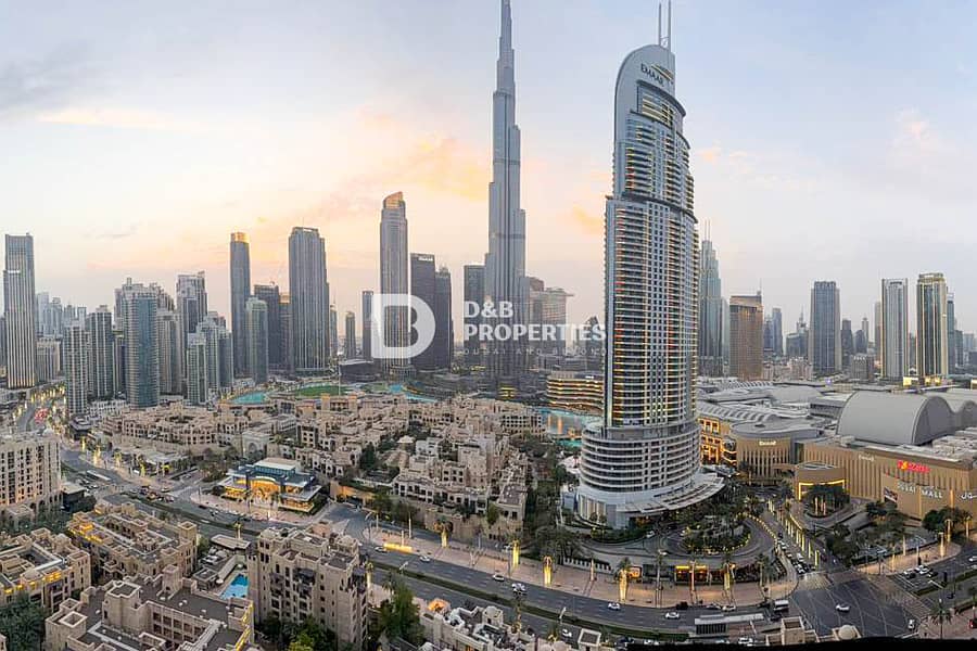 Burj and Fountain View | Spacious | Long Balcony Burj and Fountain View | Spacious | Long Balcony