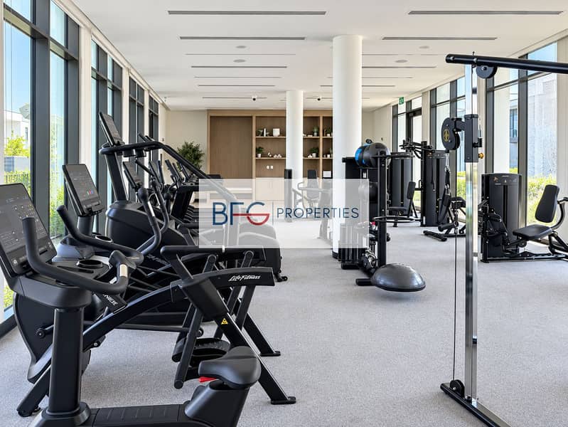 7 Bright, balanced community gym interior. png