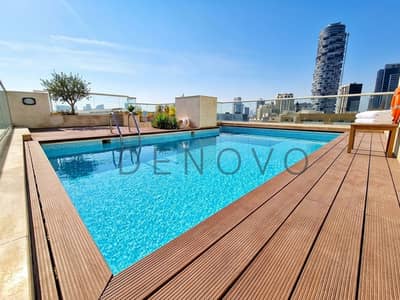 3 Bedroom Penthouse for Rent in Jumeirah Village Circle (JVC), Dubai - PARTY-THEME | ROOFTOP PRIVATE POOL | CHILLER FREE | UNIQUE TRIPLEX PENTHOUSE