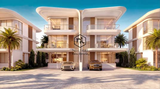 Greenz by Danube， 迪拜 5 卧室别墅待售 - Greenz_Exterior_17_Twin Villa (1). png
