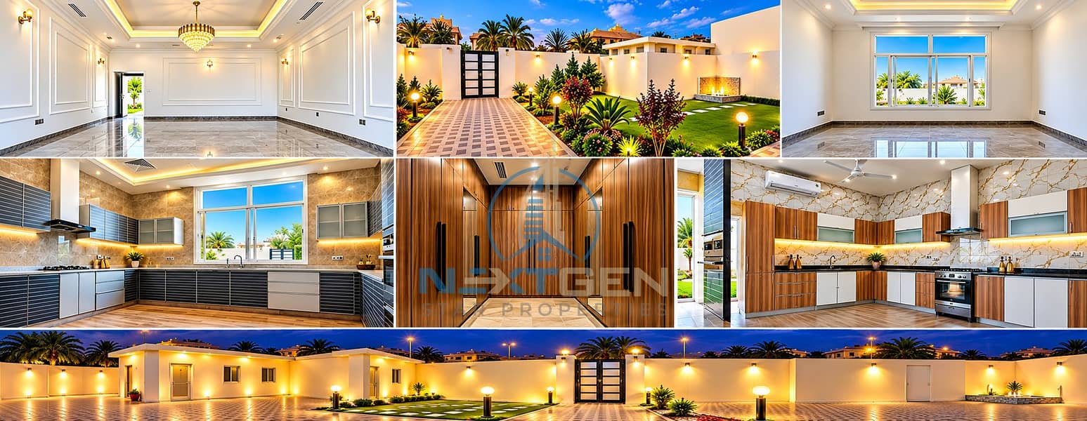 3 Luxury Villa Interiors and Courtyard Montage. png