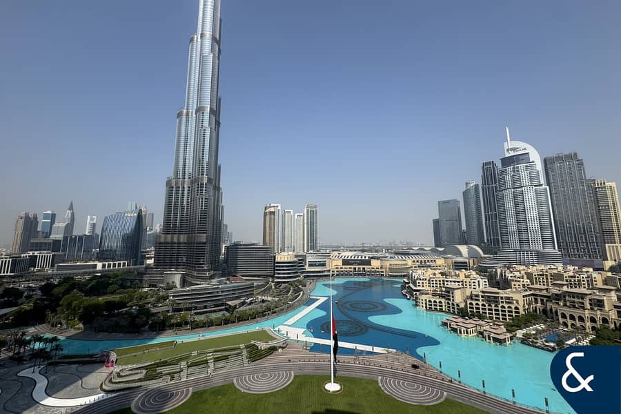 Burj & Fountain Views | Upgraded | Vacant Burj & Fountain Views | Upgraded | Vacant