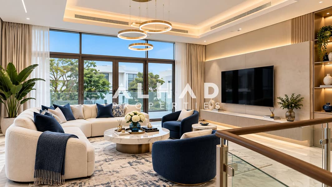 3 Luxurious Navy and Marble Living Room. png