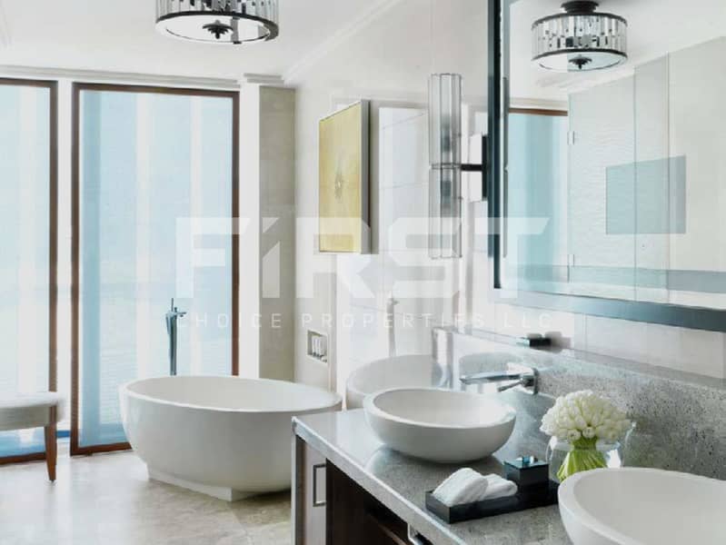 8 Modern marble bathroom at Four Seasons Hotel Abu Dhabi luxury interiors with spa-like amenities on Al Maryah Island_FCP_1600x1200. jpg