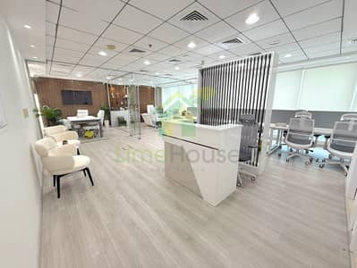 مکتب  للايجار في الخليج التجاري، دبي - burlington-tower-business-bay-fitted-office-reception-open-plan-14. jpeg