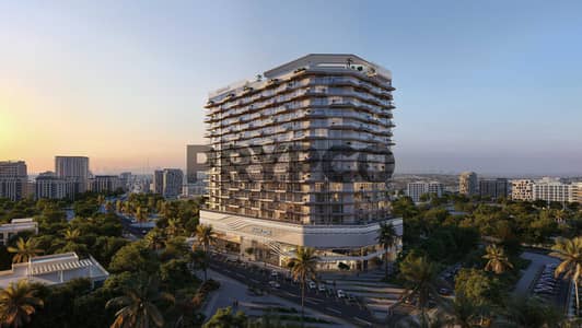 استوديو  للبيع في مجمع دبي لاند ريزيدنس (DLRC)، دبي - 02_Treppan_Vision_Tower_Exterior_Aerial. png