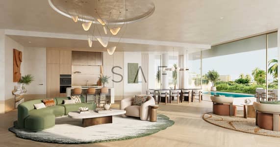 3 Schlafzimmer Wohnung zum Verkauf in La Mer, Dubai - Solaya-INT- 3BR-Garden-LV. jpg 3 Schlafzimmer Wohnung zum Verkauf in La Mer, Dubai - Solaya-INT- 3BR-Garden-LV. jpg