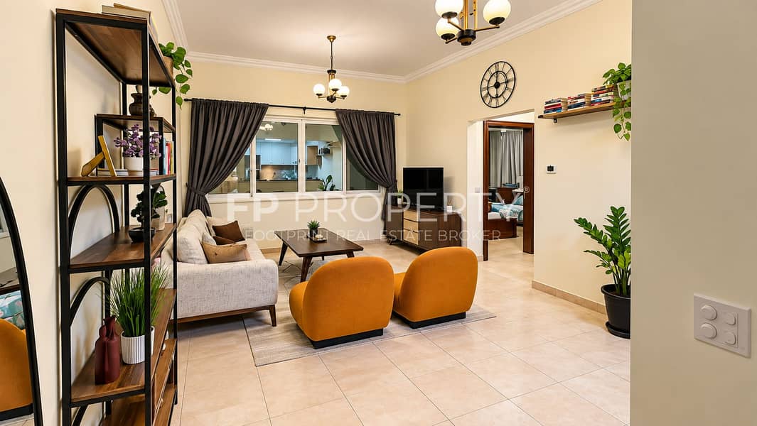 Warm Modern Living Room with Orange Chairs. png Warm Modern Living Room with Orange Chairs. png