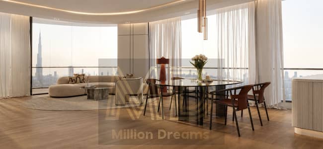 Studio for Sale in Business Bay, Dubai - Skyhall_living room_1. jpg Studio for Sale in Business Bay, Dubai - Skyhall_living room_1. jpg